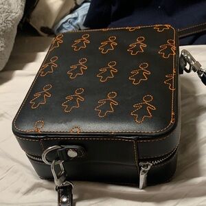 Stylish Black and Orange Men's Bag